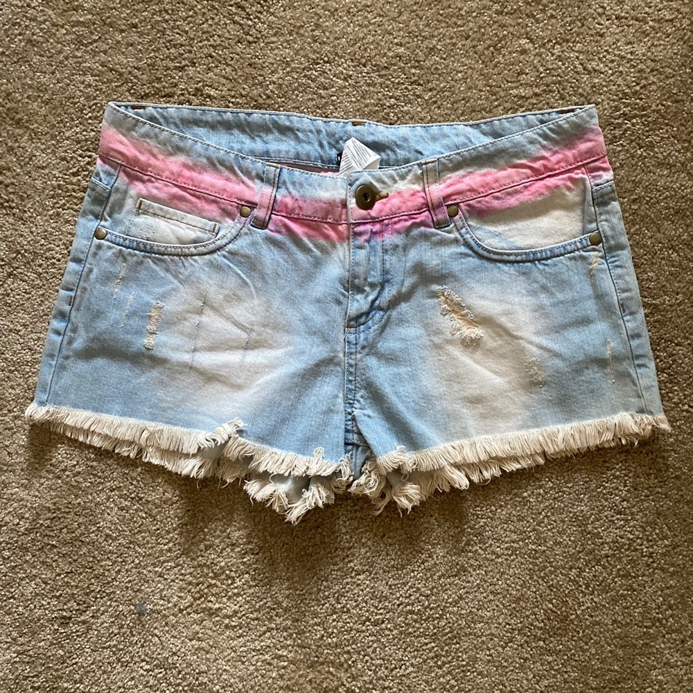 Denim shorts